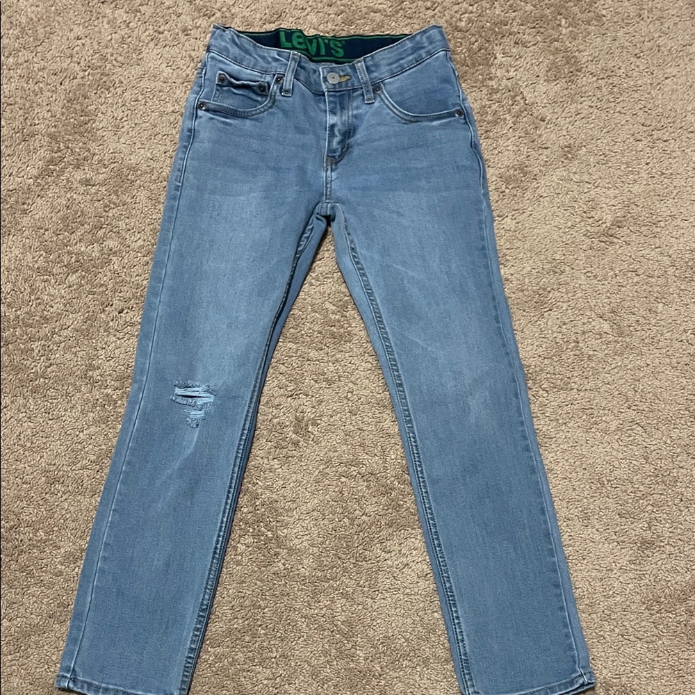 Levi's Slim Boys 10R Jeans - Light Blue